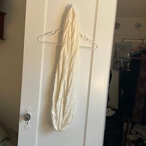 Excellent condition cream colored infinity scarf.